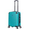 EZZYROL Valigia rigida espandibile a nido d'ape con 8 ruote girevoli staccabili, da cabina a XXL, Foglia di t, Cabin 20 Inch, Spinner rigido