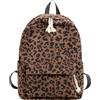 APPCRFM Zaino Con Stampa Leopardata,Borsa Da Scuola Con Stampa Leopardata,Robusto e Resistente All'Usura, Alla Moda e Leggero, Casual, Minimalista Per Uomini e Donne,14+