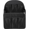 GATHINESS Organizer per Zaino da Viaggio Nero in Nylon Leggero Scomparti Multipli e Tasche Multiple, Facile da Trasportare per Viaggi