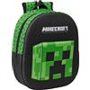 safta MINECRAFT 3D - Zaino scolastico, con design 3D, adattabile al carrello, ideale per bambini di diverse età, comodo e versatile, qualità e resistenza, 27 x 10 x 33 cm, multicolore, M, Casual