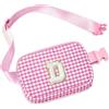YOOLIFE Marsupio per bambini con lettere, Colore: rosa., D, Contemporaneo | Regalo per bambine da 3, 4, 5, 6, 7, 8, 9, 10 anni, personalizzabile, per adolescenti, bambini, donne, amiche, mamma, nipote