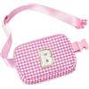 YOOLIFE Marsupio per bambini con lettere, Colore: rosa., B, Contemporaneo | Regalo per bambine da 3, 4, 5, 6, 7, 8, 9, 10 anni, personalizzabile, per adolescenti, bambini, donne, amiche, mamma, nipote