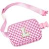 YOOLIFE Marsupio per bambini con lettere, Colore: rosa., L, Contemporaneo | Regalo per bambine da 3, 4, 5, 6, 7, 8, 9, 10 anni, personalizzabile, per adolescenti, bambini, donne, amiche, mamma, nipote