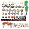 YWBL-WH Set di Accessori per Utensili Rotanti da 145 Pezzi Kit di Spazzole per Dischi da Taglio in Resina Accessori per Rotanti con Spazzole Metalliche per Lucidatura di Metalli e