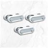moorg Set da 3 Porta Scope Parete Adesivo, Appendi Scope a Muro Adesivo Senza Forature, Portascope da Muro, Accessori Casa con Ganci Porta Oggetti, Salvaspazio Cucina, Porta Attrezzi da Parete Adesivi