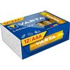 VARTA Pile AAA, confezione da 12, Longlife, Alcaline, 1,5V, ideale per telecomandi, sveglie, radio, orologi da parete, imballaggio riciclato al 90%, Made in Germany