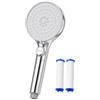 Generico Soffione Doccia con Filtro 25 Stadi Alta Pressione 6 Getti Ø115 mm