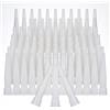 XiangJunly 100 punte in silicone, ugelli per cartuccia in silicone | Punte in silicone, siringa in silicone, ugelli in silicone, cartucce in silicone, punte di ricambio per sigillanti