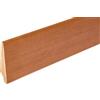 Hobby Legno - Battiscopa Rivestito In Legno Di Tanganica Tinto Noce Chiaro mm. 75X18X2400 (Prezzo Per ml. 4, 80)