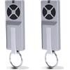 VKY 2 pezzi Telecomando per porta del garage compatibile con Chamberlain TX4RUNI, 433,92 MHz, 4 tasti con LED bianco, apriporta radio, batteria inclusa