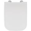 Schläfer 4649106 - Sedile Copriwater slim Ideal Standard Serie I Life A originale (T481201), Tavoletta WC in Termoindurente Bianco Lucido, Cerniere in Acciaio, Ricambio con Forma Dedicata, 44 x 36 cm