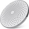 Topolenashop Soffione Doccia Rotondo 22 cm a Pioggia in ABS - Girevole 360°, Attacco Standard G1/2, Profilo Sottile 1,5 cm, Altezza 6 cm, Facile da Installare e Pulire per Bagno e Doccia | 79371