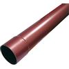 Without Brand / Generic TUBO PLUVIALE IN PLASTICA MT 1 Ø 80 mm COLORE RAME ROSSO