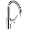 Ideal Standard Ceralife Rubinetto da cucina, rincorsa alta - Cromo | Rotazione a 360°, sistema di montaggio rapido EasyFix+