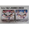 Nuova 2 scatole 2026 Topps Baseball Series 1 e 2 Jumbo 1 carta autografa gara...