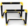 Umbro Porta da calcio per giardino, bambini e adulti, cancelli da calcio per interni ed esterni, 50 x 44 x 44 cm, nero/giallo