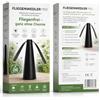 TK Gruppe Timo Klingler Kit anti-mosche - Repellente per mosche come ventilatore da tavolo - Repellente per mosche e vespe - Ristorante e terrazza - Ventilatore anti-mosche (1 x nero)
