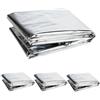 MOERAE Pellicola riflettente in Mylar, resistente al calore, alta riflessibilità, resistente ai raggi UV, 4 pezzi, 210 x 130 cm, per giardino, tenda e coltivazione di piante