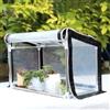Dunuiov Mini serra in vinile, di piccole dimensioni, in PVC, pieghevole, da giardino, impermeabile, antivento, ritenzione del calore, facile da montare, per giardini domestici, veranda, piante