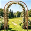 unmjgybc Arco per Piante Rampicanti Da Esterno Antiruggine, Arco Da Esterno per Feste, Archetto Per Matrimoni, Resistente Raggi UV, Sostegno per Piante Rampicanti, Rose, Fiori, Vite