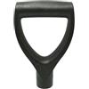 Peosaard Manico della Forcella, Manico a Vanga Garden Forkship Maniglia di plastica a Forma di D per Scavare Strumenti di rastrellatura Nera
