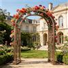 unmjgybc Arco da Giardino per Rampicanti, Arco da Giardino in Metallo Supporto, Decorazioni Giardino, Metallo Traliccio per Rose, Sostegno per Piante, Decorazione Viali Ideale