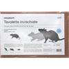 Newpharm® Rattì Tavolette Invischiate - per Topi e Ratti, Trappola Adesiva 28 x 19 cm, Aroma Nocciola | Topicidi