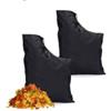 Naseom Borsas Soffiatore Foglie 60x44cm Nero Borsa Sottovuoto Soffiatore di Foglie Oxford Impermeabile Sacco Soffiatori Aspirafoglie Borsa Conservazione Regolabile con Cerniera per Giardino Cortile