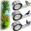 RYIRXI Nastro Catarifrangente Repellente Uccelli 3 Rotoli 80m x 2.4cm, Nastro Riflettente Anti Piccioni Rondini Dissuasori Scaccia Balcone