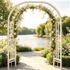 unmjgybc Arco da Giardino, Traliccio per Rampicanti, Arco Giardino in Ferro, Decorazione Da Giardino e Decorazione, Resistente All'usura e Alla Ruggine, Per Decorazioni Nozze Esterni e Interni