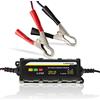 Dunlop Booster Avviamento Auto con Display LED - Avviatore Batteria Auto 12V - Caricabatterie Auto, Moto, Scooter e Barca - Certificato IP65 - con Spie di Controllo e Cavi di Avviamento