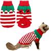 CooShou Maglione natalizio per cani, maglieria invernale per animali domestici, costume da elfo di Natale, vestiti per cani, cappotti, maglione per gattino, cucciolo, gatto, XL