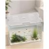 Generico Coperchio Acquario Trasparente in Acrilico, Foro Alimentazione e Filtro(25x16 cm)