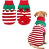 CooShou Maglione natalizio per cani, maglieria invernale per animali domestici, costume da elfo di Natale, vestiti per cani, cappotti, maglione per gattino, cucciolo, gatto, XXL