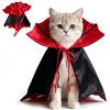 KASESSS Mantello da Vampiro per Cane Gatto, Colletto Alto Vestiti per Gatti