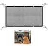 IFTHGIO Rete Divisoria Auto per Cani, Rete Sicurezza Cani Auto 116 X 76 CM | Rete Auto Per Cani Bagagliaio Universale,Rete Protezione Animali Domestici,Con Corda Regolabile,Resistente Graffi,Per Scale