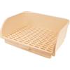 Sdlnklm Lettiera Angolare per Conigli Grande Toilette per Animali Domestici Box Igienico Angolare Facile da Pulire Vaschetta in Plastica con Alte Anti-,