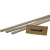 Mangolè Paletto Posatoio Uccelli Bali Plastica D10 120 cm 3 Pezzi | Paletto per volatili, diametro 10 mm, superficie zigrinata, tagliabile, gabbie e voliere