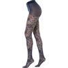 Gi&Gi Collant Donna Fantasia Fiori,Collant di pizzo da donna caratterizzati floreale tono su tono. 40 Denari N.1464