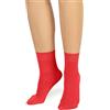 LORES Calze aderenti da donna in microfibra opache, lunghezza 60 denari, anti-pressione, alla caviglia, calze alte [Made in Italy]