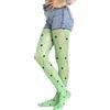Gi&Gi Collant Bambina con Cuori e Pois 40 DEN, Calze a Rete Semiopache Fantasia, Motivo Rombi e Cuori Allover, Stile Romantico