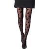 Gi&Gi Collant da Donna Velati,Fantasia a Pois Grande 20 Denari Made in Italy N. 1549