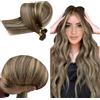 RUNATURE Extension Capelli Veri Cheratina 60 cm 50 Ciocche 50g #3/8/22 | Extension Cheratina Capelli Veri #3/8/22,Dritto,Lisci,Fusione A Caldo