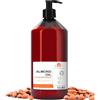B.O.T cosmetic & wellness Olio di Mandorle Biologico, Estratto a Freddo - Puro, Naturale, Ideale per Massaggi, Capelli, Ciglia, Idratazione della Pelle, Mani, Unghie, Viso, Smagliature in Gravidanza - 1000 ml
