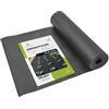Garronda Telo Pacciamatura Antierbacce 150 g/m² Nero, 1,6 m x 5 m GD-0177 | Telo pacciamatura più spesso e stabile per aiuole, orto, giardino, serre, vialetti e posa sotto ghiaia