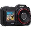 Annadue 65.6FT Fotocamera Subacquea 4K per Vlogging | **HD Autofocus, IP68 Water Proof, WiFi Dual Screen, 18X Zoom, Type C for Travel**