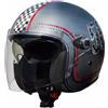 Premier Casco Moto Jet In Fibra Doppia Visiera Premier Vangarde FL C