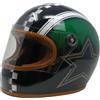 Premier Casco Moto Integrale Custom Premier TROPHY STAR GREEN Limite