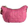 BORBONESE - Borsa a tracolla - Fucsia