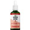 Modern Nature Fragola Flavor Drops Keto - Sciroppo Fragola per Acqua | Dolcificante Liquido, Stevia Pura, Stevia Liquida, Zucchero Liquido, 0 Calorie, Dolcificante Aromatizzato, Naturale, 50ml
